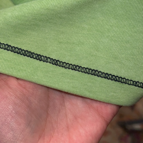 SJB Active lime green and black printed tee size XL! - Picture 7 of 8